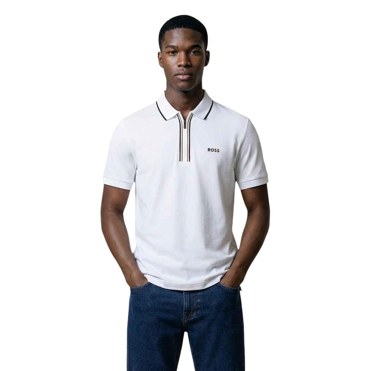 Boss Polo Hombre Transpirable Verano Cómodo