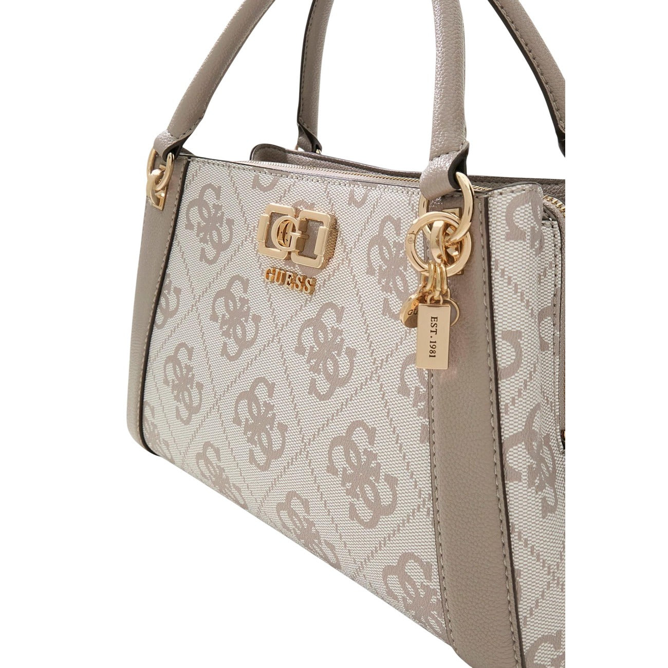Guess Bolso Mujer Beige Estampado